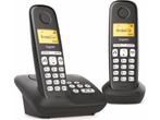 Gigaset AL385A Duo Telefoon + Antwoordapparaat Zwart, Telecommunicatie, Verzenden, Zo goed als nieuw