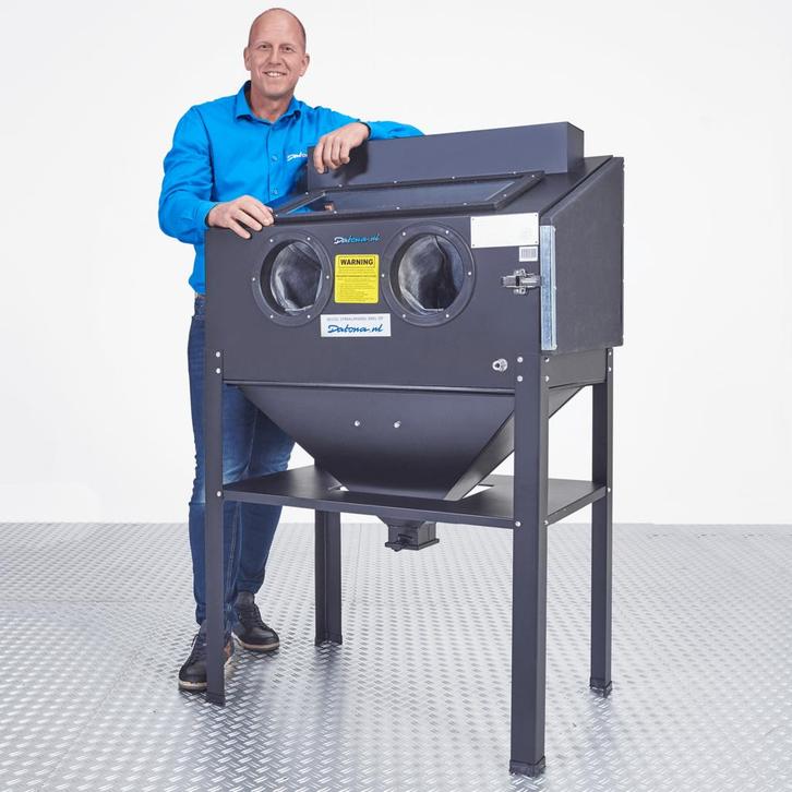 Datona Straalcabine Deluxe edition - 220 liter + 2 zakken, Bricolage & Construction, Outillage | Autres Machines, Enlèvement ou Envoi