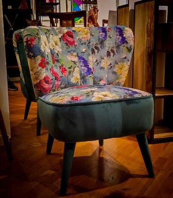Design Italiano - Fauteuil - Velours beschikbaar voor biedingen