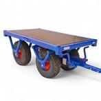 Gebruikte Handwagens handtrekwagen met luchtbanden, Doe-het-zelf en Bouw, Transportwagens, Ophalen of Verzenden, Gebruikt