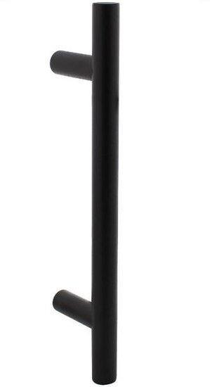 Set Deurgrepen BASICS LBT PA 200 mm Mat Zwart, Doe-het-zelf en Bouw, Deuren en Vliegenramen, Ophalen of Verzenden