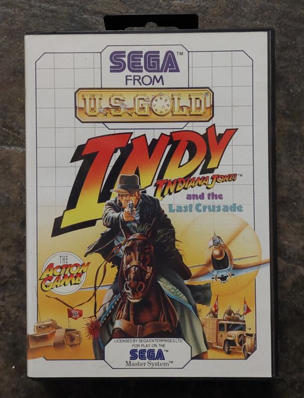 Indiana Jones and the last crusade (Sega Master tweedehands, Games en Spelcomputers, Spelcomputers | Sega, Ophalen of Verzenden