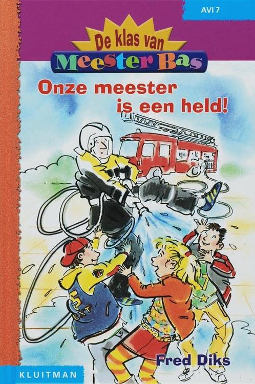 De Klas Van Meester Bas Onze Meester Is Een Held, Boeken, Kinderboeken | Jeugd | onder 10 jaar, Gelezen, Verzenden