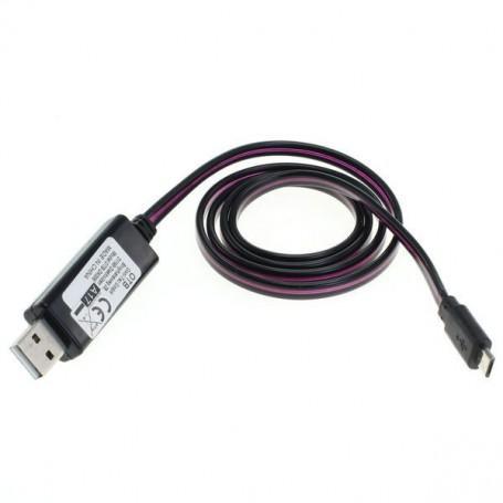 OTB data cable Micro-USB with animated running light Zwart, Télécoms, Télécommunications Autre, Envoi