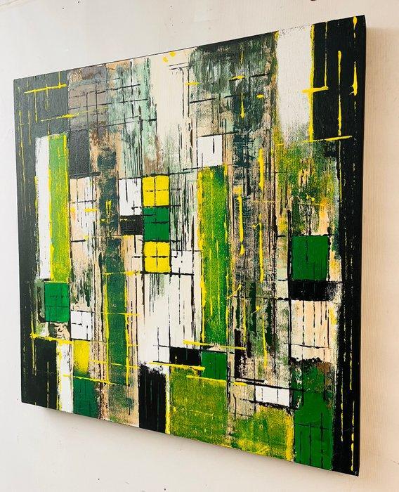 Paolo Contin - Green Vision, Antiek en Kunst, Kunst | Schilderijen | Modern