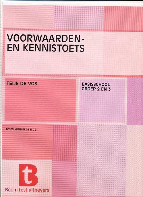 Voorwaarden en Kennistoets gr. 2 en 3, Boeken, Schoolboeken, Verzenden