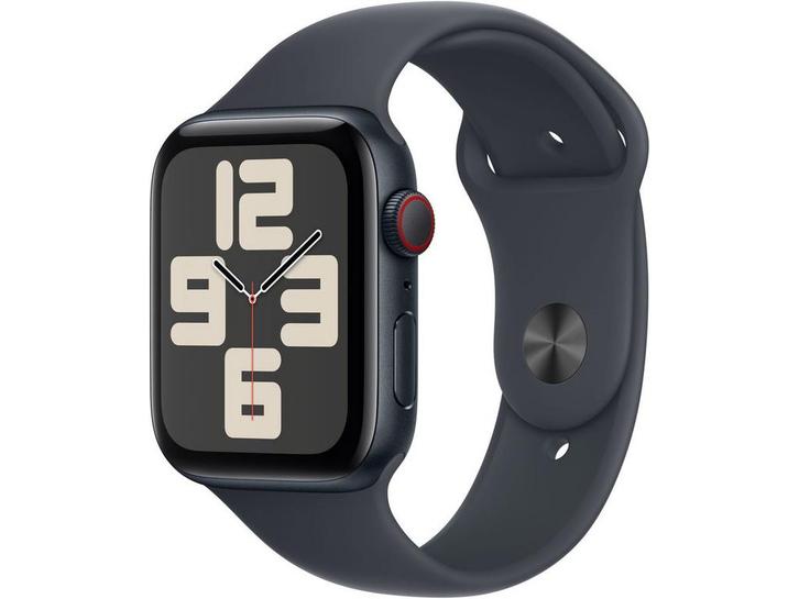 Apple Watch SE (2024) - Smartwatch - GPS + Cellular - 44mm -, Handtassen en Accessoires, Smartwatches, Zo goed als nieuw, Verzenden