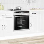 vidaXL Ovenkast Kalmar bewerkt hout hoogglans wit, Huis en Inrichting, Kasten | Overige, Verzenden, Nieuw