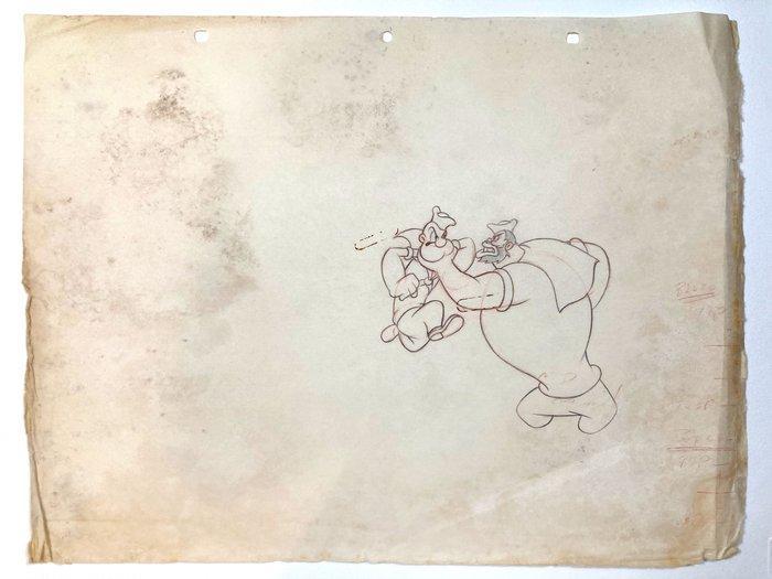POPEYE : Vintage Original Animation Drawing - From Fleischer, Cd's en Dvd's, Dvd's | Tekenfilms en Animatie