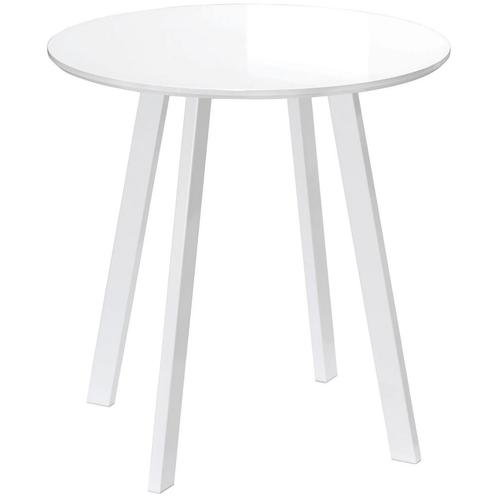 TRUUSK Ronde Eettafel - Bijzettafel - Eetkamertafel - Schuin, Huis en Inrichting, Tafels | Eettafels, Verzenden