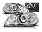 Angel Eyes koplampen Chrome geschikt voor Honda Civic, Autos : Pièces & Accessoires, Éclairage, Verzenden