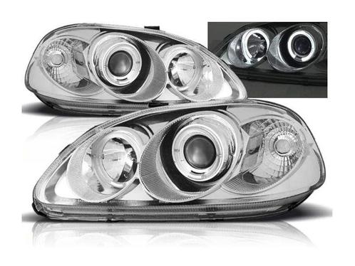 Angel Eyes koplampen Chrome geschikt voor Honda Civic, Autos : Pièces & Accessoires, Éclairage, Envoi