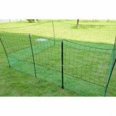 Mobiele kippenomheining 1,25x21m, Tuin en Terras, Gaas en Draad