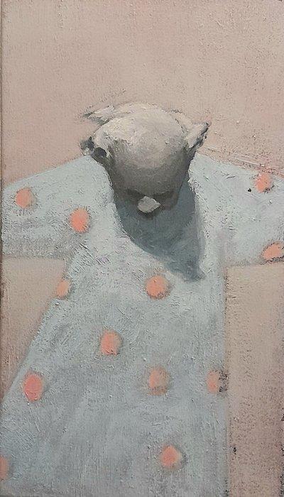 Shane Campbell (1978) - Pink Polka Dots, Antiek en Kunst, Kunst | Schilderijen | Modern