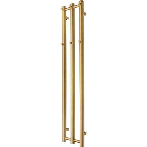 Designradiator PLUS 3 Geborsteld Goud 140 x 26.5 cm, Doe-het-zelf en Bouw, Sanitair, Overige typen, Nieuw, Ophalen of Verzenden