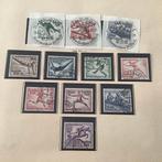 Duitse Rijk 1936/1938 - Verzameling op albumbladen met 6