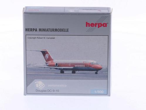 Schaal 1:500 Herpa 513623 Aeroméxico Douglas DC-9-10 Reg..., Hobby en Vrije tijd, Modelbouw | Vliegtuigen en Helikopters, Zo goed als nieuw