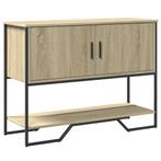 vidaXL Wandtafel 100x35x74,5 cm bewerkt hout sonoma, Huis en Inrichting, Tafels | Bijzettafels, Verzenden, Nieuw
