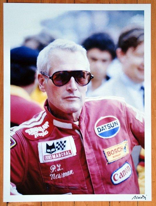 Patrick Siccoli - Paul Newman 24H du Mans, 1979., Antiquités & Art, Art | Objets design