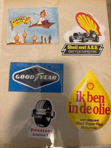 Themacollectie - Grote verzameling van 120 reclame stickers beschikbaar voor biedingen