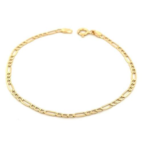 Sans Prix de Réserve - Handmade - Bracelet - Figaro - 1.5 g, Handtassen en Accessoires, Antieke sieraden