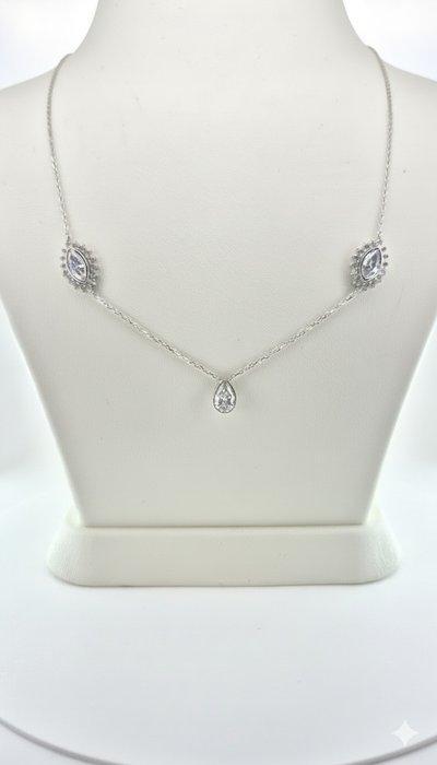 Halsketting - 14 karaat Witgoud - 2.65ct. tw. Diamant, Bijoux, Sacs & Beauté, Colliers