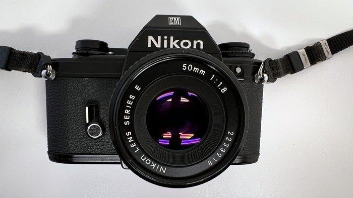 Nikon EM + Series E 1,8/50mm | Appareil photo reflex, Audio, Tv en Foto, Fotocamera's Analoog
