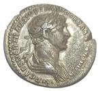 Romeinse Rijk. Trajan (98-117 n.Chr.). Denarius Rome 114-117, Postzegels en Munten