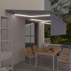 vidaXL Luifel handmatig uittrekbaar met rolgordijn LED 6x3 m, Tuin en Terras, Zonneschermen, Verzenden, Nieuw