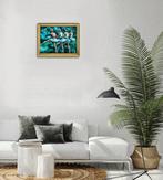 Krystyna Roz-Pasek - Turkusowa choreografia - oil on canvas