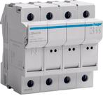 Hager Houder Voor Cilindrische zekering - LSN404, Verzenden