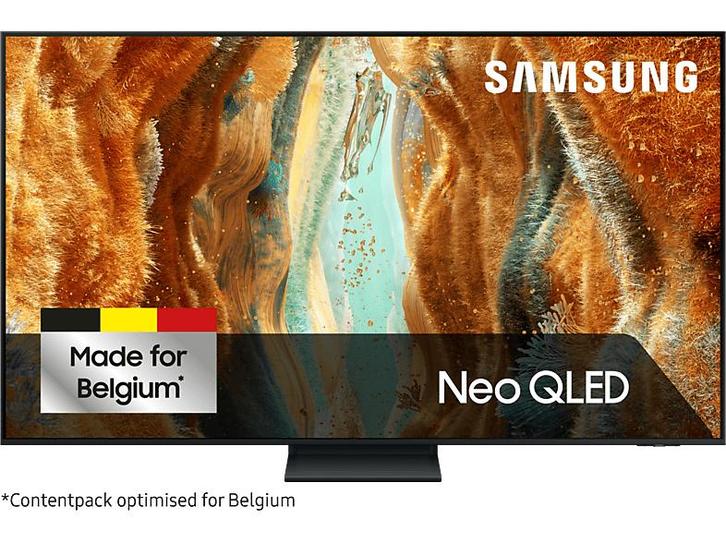 Samsung -  55 Neo Qled 4k Tv Qn74f Mini Led (2025) - Zwart, Audio, Tv en Foto, Televisies, 100 cm of meer, 100 cm of meer, Nieuw