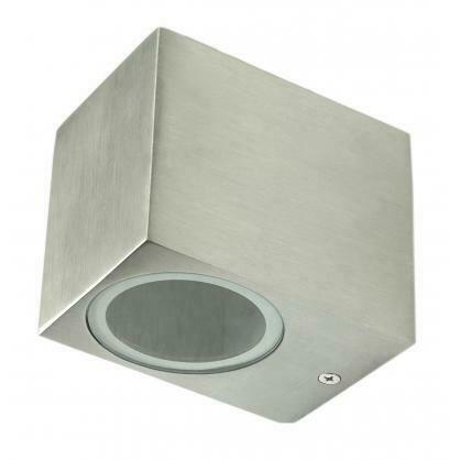 Tuin Lamp Boston Zilver Vierkant - GU10 - Short, Tuin en Terras, Buitenverlichting, Verzenden