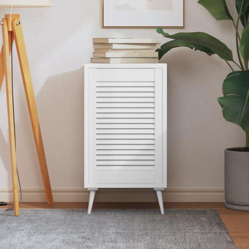 vidaXL Kastdeur met lamellen 61,5x39,4 cm massief grenenhout, Doe-het-zelf en Bouw, Hang- en Sluitwerk, Nieuw, Verzenden