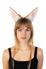 Haarband Furry Konijnenoortjes Beige Wit Konijn Diadeem Dons, Kleding | Dames, Ophalen of Verzenden, Nieuw