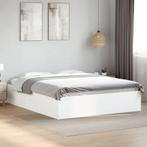 vidaXL Bedframe bewerkt hout wit 150x200 cm, Huis en Inrichting, Slaapkamer | Bedden, Verzenden, Nieuw