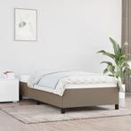 vidaXL Cadre de lit Taupe 100x200 cm Tissu, Maison & Meubles, Chambre à coucher | Lits, Neuf, Verzenden