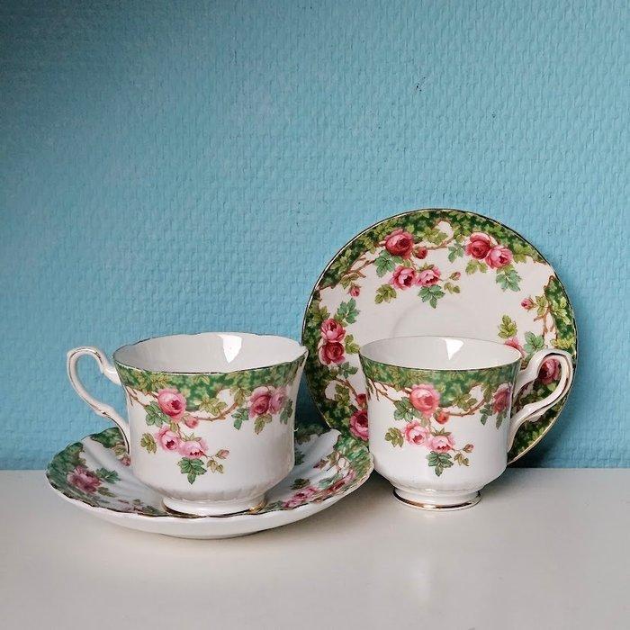 Royal Albert - Kop en schotel (8) - Gladstone, Celebration,, Antiek en Kunst, Antiek | Meubels | Tafels