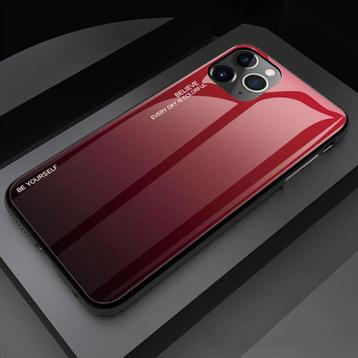 iPhone 12 Pro Hoesje Gradient - TPU en 9H Glas - Shockproof, Telecommunicatie, Mobiele telefoons | Hoesjes en Screenprotectors | Apple iPhone