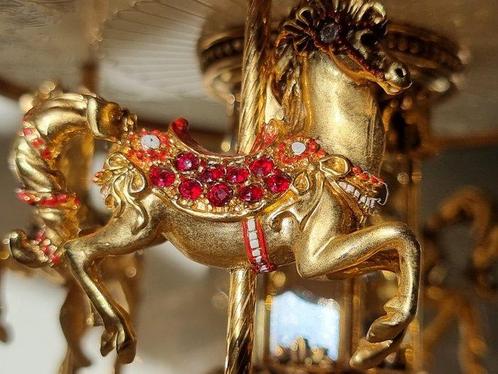 Fabergé ei - Het Fabergé-stijl Imperial Carousel-ei - Goud, Antiek en Kunst, Curiosa en Brocante