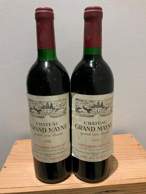 1986 Château Grand Mayne - Saint-Émilion Grand Cru Classé -, Collections, Vins