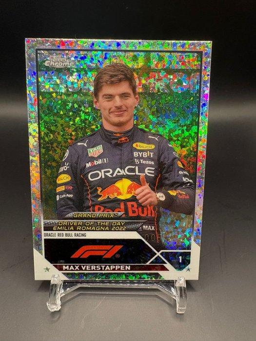 2023 Topps Chrome F1 Max Verstappen Mini Diamond - 4 Card -, Collections, Autocollants