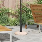 vidaXL Parasolvoet voor 37/42/52/58mm Stokken Geel Betonnen, Tuin en Terras, Verzenden, Nieuw