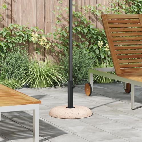 vidaXL Parasolvoet voor 37/42/52/58mm Stokken Geel Betonnen, Tuin en Terras, Parasols, Nieuw, Verzenden