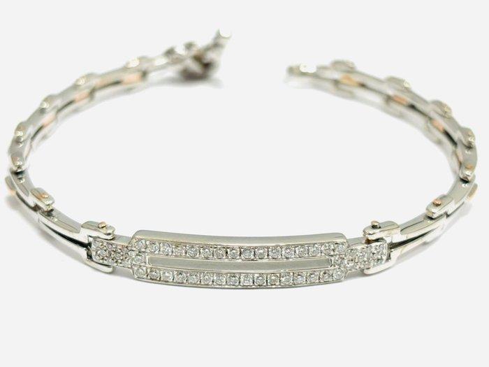 Barakà - Armband - 18 karaat Roségoud, Witgoud - 1.50ct. tw., Handtassen en Accessoires, Armbanden