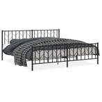Stalen Bed Deal! 200x200 - Zwart -55% Korting! Slaapkamer..., Verzenden, Overige maten, 200 cm, Metaal