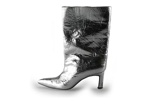Sacha Laarzen in maat 37 Zilver | 5% extra korting, Kleding | Dames, Schoenen, Overige kleuren, Gedragen, Hoge laarzen, Verzenden