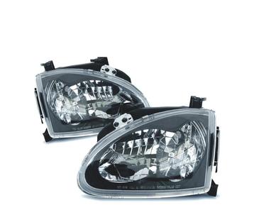 PHARES HONDA CRX LED SOL 92-97 NOIR, Verzenden