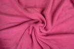 10 meter fleece stof - Roze - 100% polyester, Hobby en Vrije tijd, 200 cm of meer, Nieuw, Polyester, 120 cm of meer