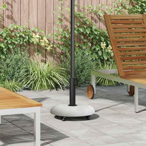 vidaXL Parasolvoet Lichtgrijs en Zwart 45 x 45 x 40 cm Beton, Tuin en Terras, Parasols, Nieuw, Verzenden